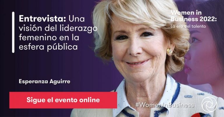 Esperanza Aguirre: «Necesitamos más mujeres como Thatcher o Díaz Ayuso»