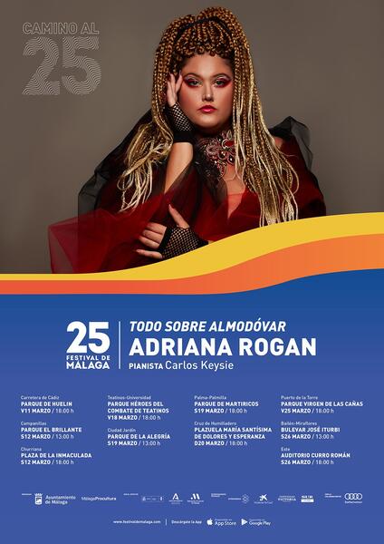 ‘Todo sobre Almodóvar’: las canciones en el cine del manchego recorrerán Málaga con la voz de Adriana Rogan