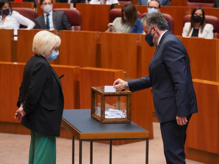 Los procuradores de Vox en Castilla y León juran su escaño «por España»