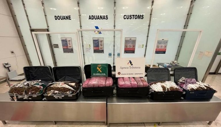Requisados en el aeropuerto de Barajas 92 kilos de ‘khat’, la llamada cocaína africana