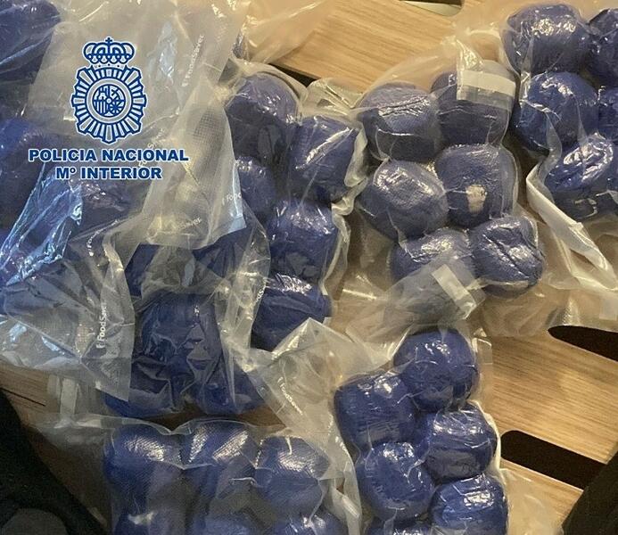 Interceptan 56 kilos de hachís que la ‘Ndrangheta iba a enviar de Málaga a Italia