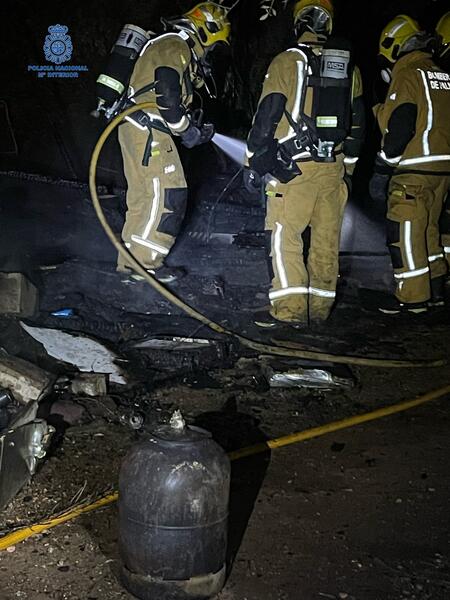 Detenidos 2 hombres en Palma de Mallorca por prender fuego a la vivienda de una mujer