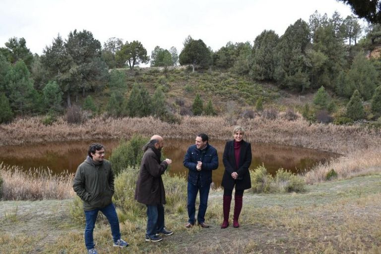 Una bacteria provoca el color rosa del Lagunillo de las Tortugas en Cañada del Hoyo