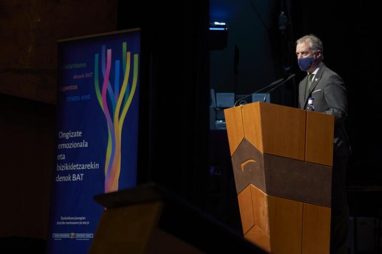 Urkullu pide «la aportación y el compromiso de todos» para afrontar el «reto de país» de la Educación en Euskadi