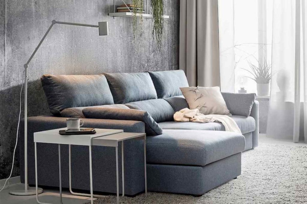 El sofá de Ikea con tres plazas