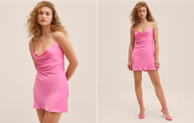 Este Vestido Juvenil De Mango Es El Mejor Para Primavera