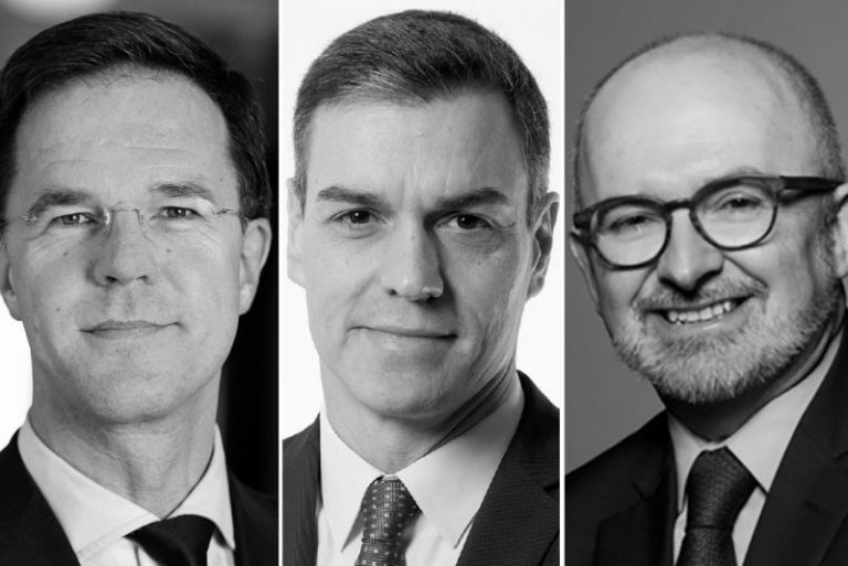 Pedro Sánchez y el primer ministro de Países Bajos llaman a la unidad de Europa en la XVI Lectura conmemorativa de la Fundación Carlos de Amberes￼