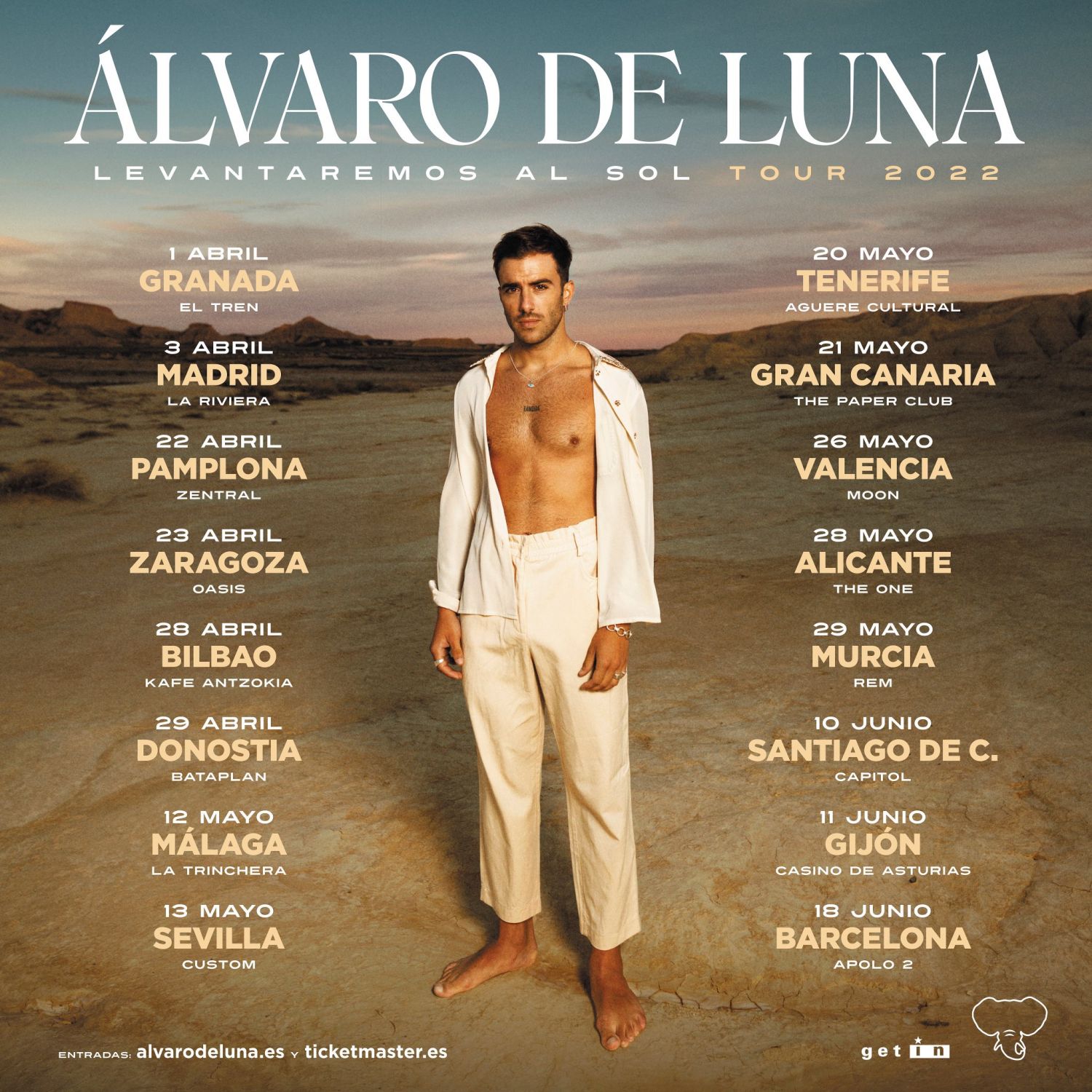Álvaro de Luna presenta “Levantaremos al sol”, su álbum debut