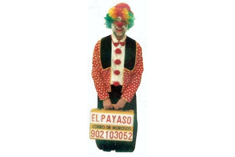 El Payaso Cobrador gestiona los recobros de deudas
