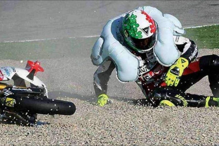 La protección que ofrece el airbag para moto de la marca DAINESE