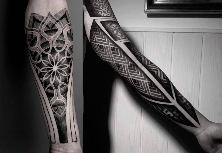 Tatuajes blackwork en Barcelona de la mano de Steel Of Doom