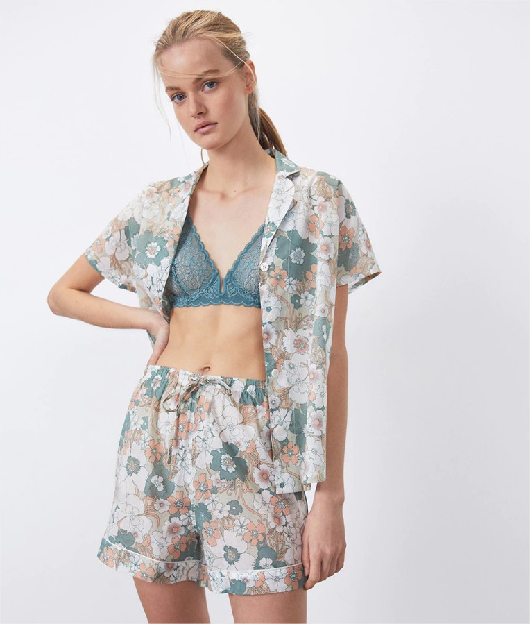 pijama flores sfera