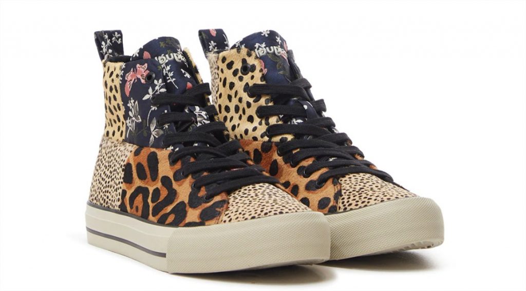DESIGUAL Las Sneakers de mujer con ilustraci n de Mickey Mouse de