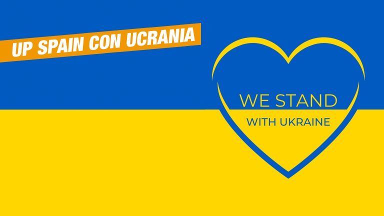 Up Spain, se vuelca con Ucrania