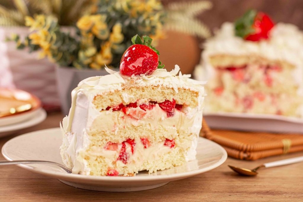 Bizcocho De Fresas Esta Es La Forma De Ponerlas Y Que No Se Quemen