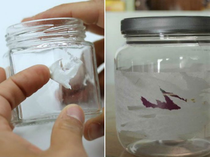 El truco para quitar las pegatinas y etiquetas de los tarros de cristal sin dejar rastro