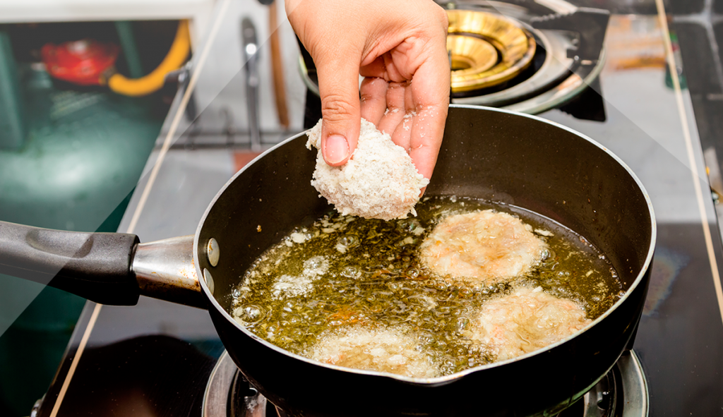 No Lanzar Alimentos Al Aceite Caliente