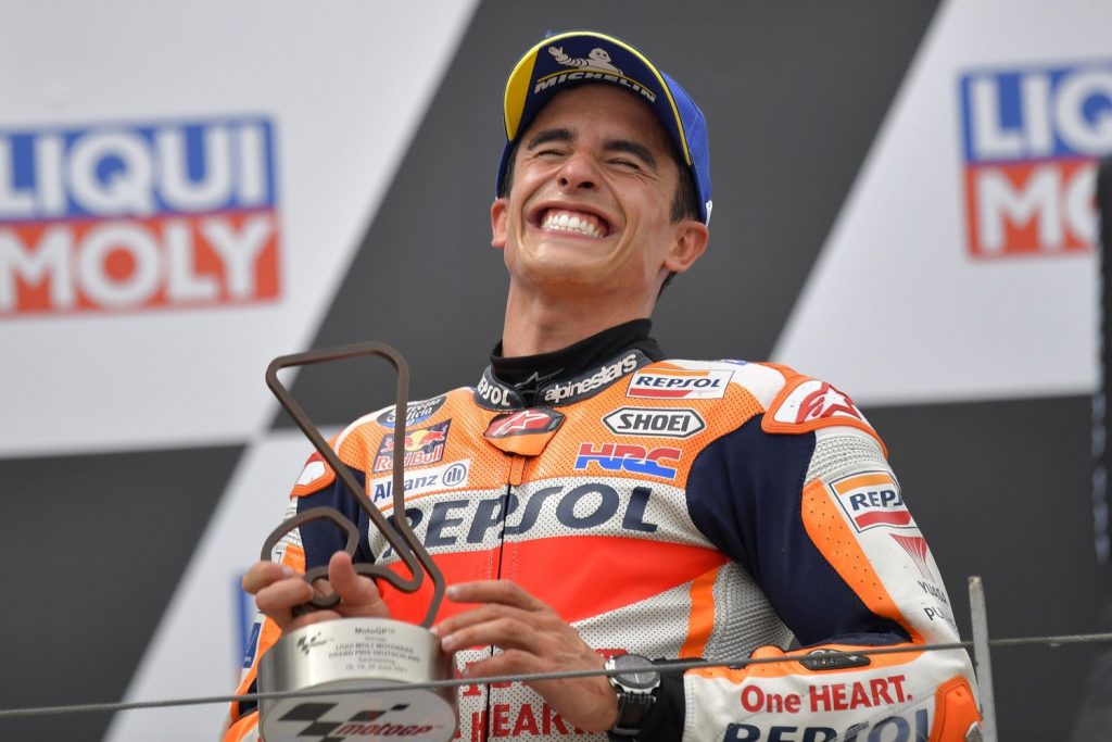 La Felicidad De Marc Márquez De Estar Nuevamente Luchando Por Sus Sueños