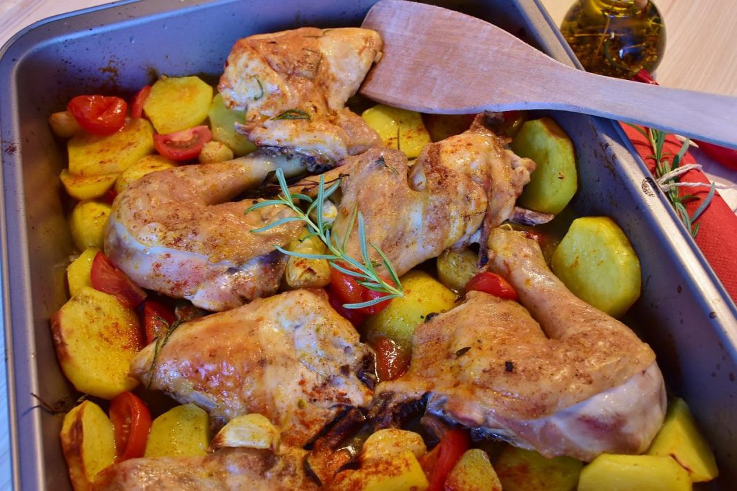 Pollo al horno estos son los minutos que requiere para hacerse