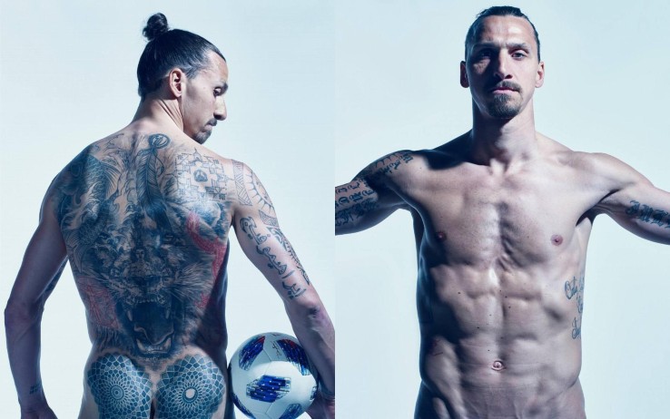 Zlatan Ibrahimovic Se Destapa Para Una Revista Deportiva