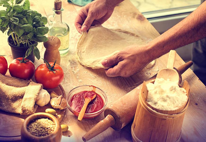 Ingredientes para realizar la pizza
