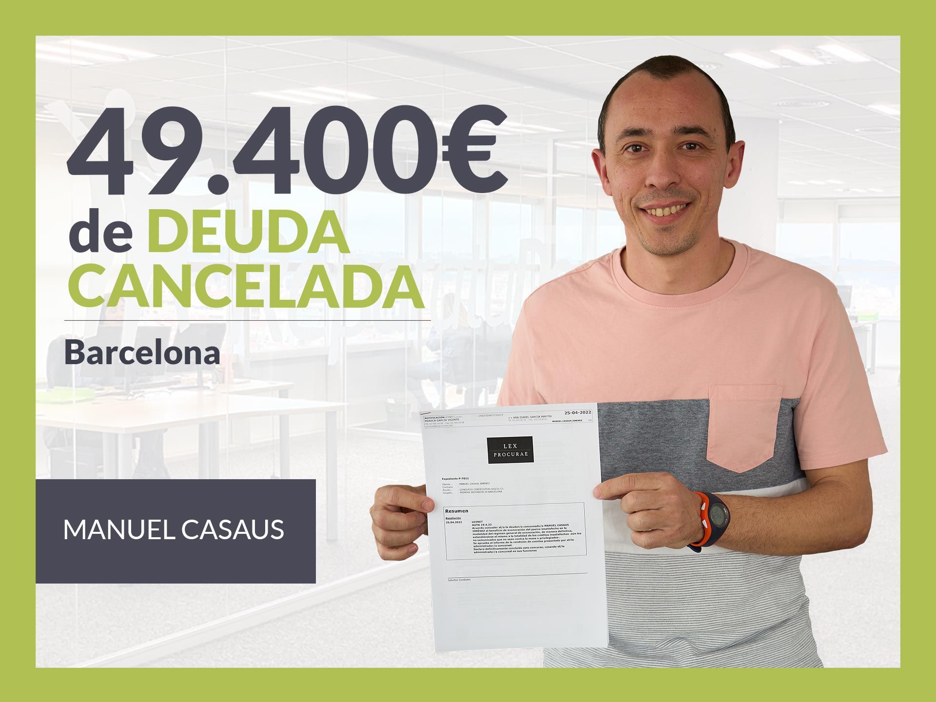 Repara tu Deuda Abogados cancela 49.400? en Barcelona (Catalunya) con la Ley de Segunda Oportunidad