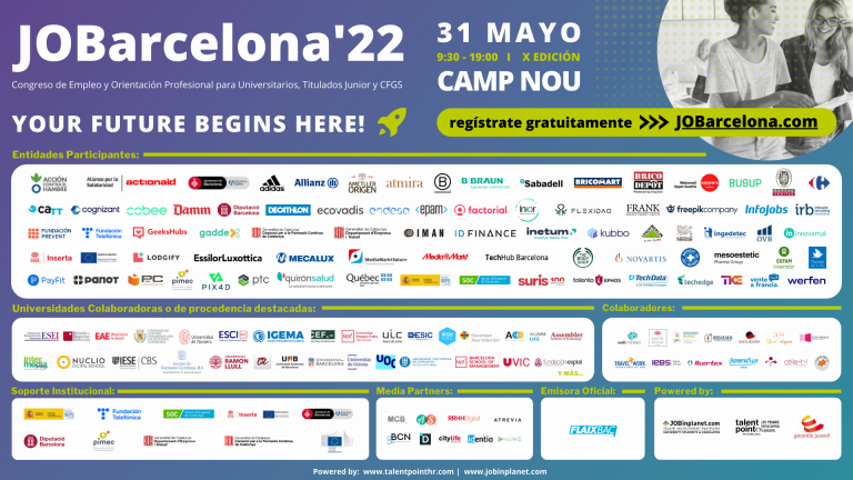 Frank Recruitment Group, participará en la próxima edición de JOBarcelona, el próximo 31 de mayo