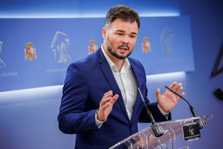 Rufián insiste al Gobierno: el caso del espionaje se puede cargar la legislatura