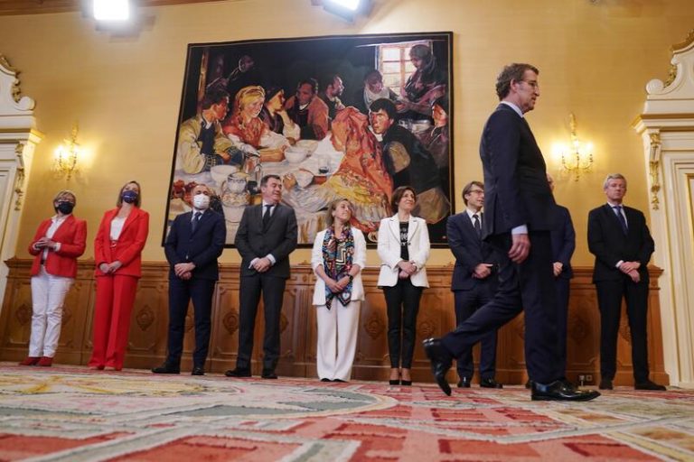 Feijóo, como presidente en funciones, dirige este jueves su último Consello de la Xunta