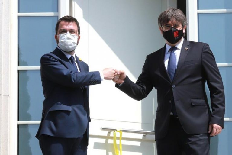 Aragonès se reúne este miércoles en Bruselas con Puigdemont