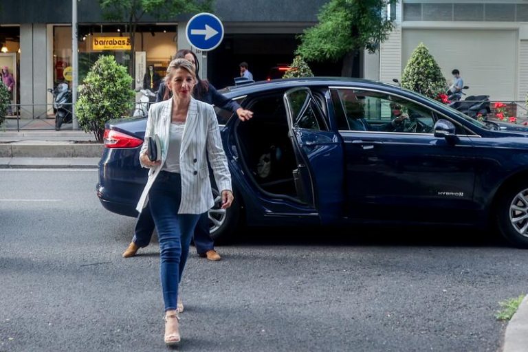 Yolanda Díaz se siente cómoda con el lema ‘Sumar’ pero no es el nombre de su plataforma