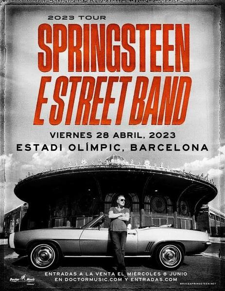 Bruce Springsteen anuncia una gira europea que empezará en Barcelona