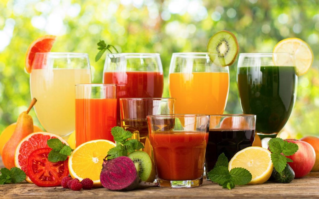 Ideales para consumir crudos: los zumos de frutas
