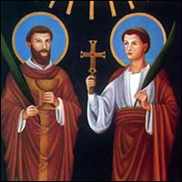 El 02 de junio es el día en que recordamos a San Marcelino y San Pedro
