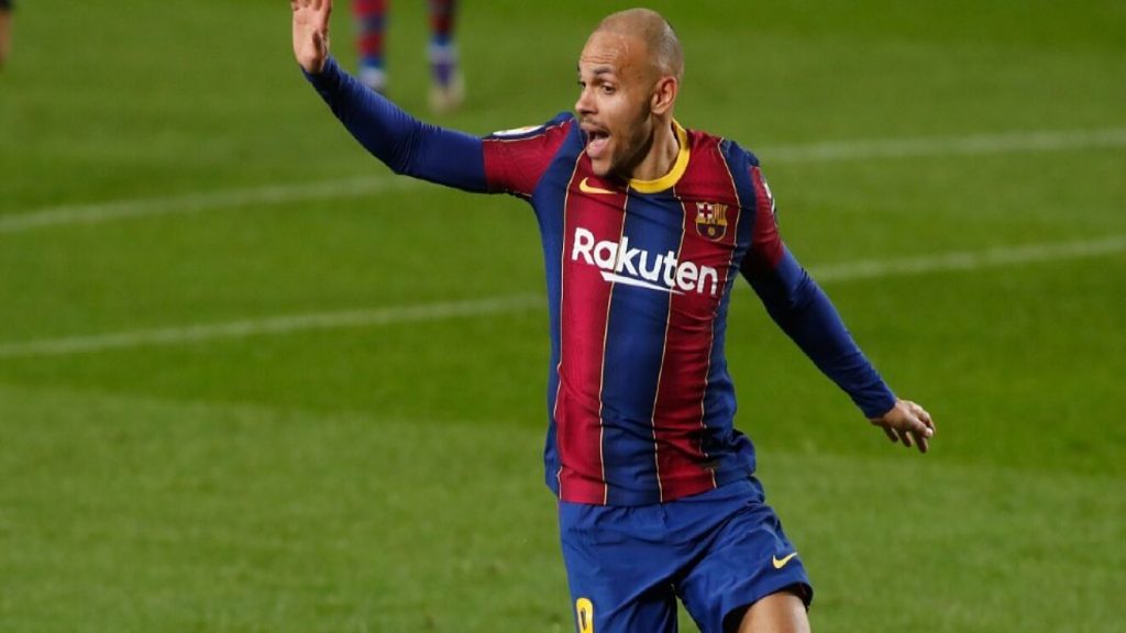 Martin Braithwaite, un invisible más en el Barcelona
