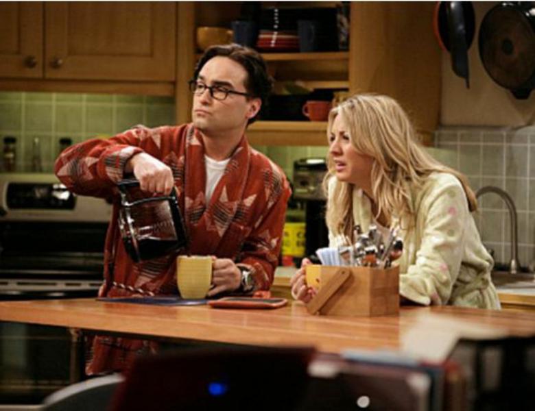 The Big Bang Theory: que no falte nunca café