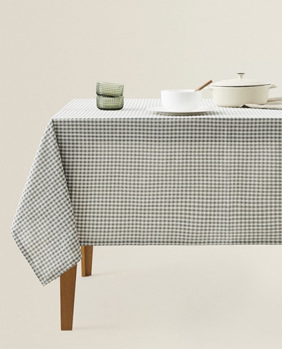 Mantel Cuadro Vichy Zara Home