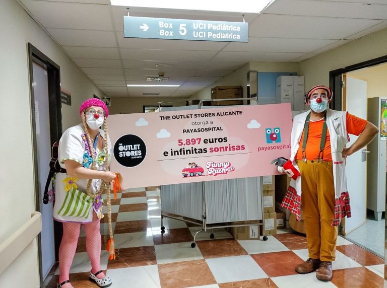 The Outlet Stores Alicante recauda casi 6.000 euros para Payasospital con su última Funny Rush