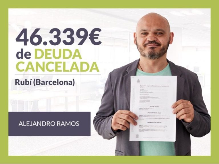 Repara tu Deuda Abogados cancela 46.339 € en Rubí (Barcelona) con la Ley de Segunda Oportunidad