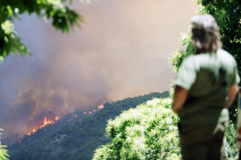 Estabilizado el incendio forestal que ha asolado Pujerra (Málaga)