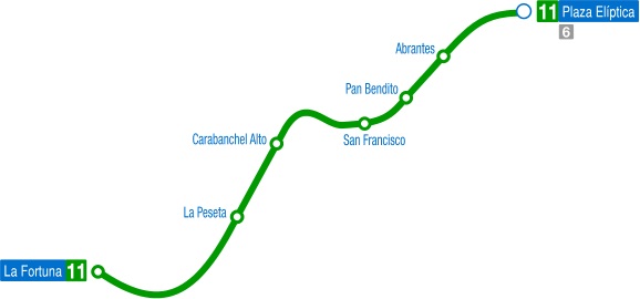 Metro de Madrid: las nuevas paradas que va a tener la línea 11