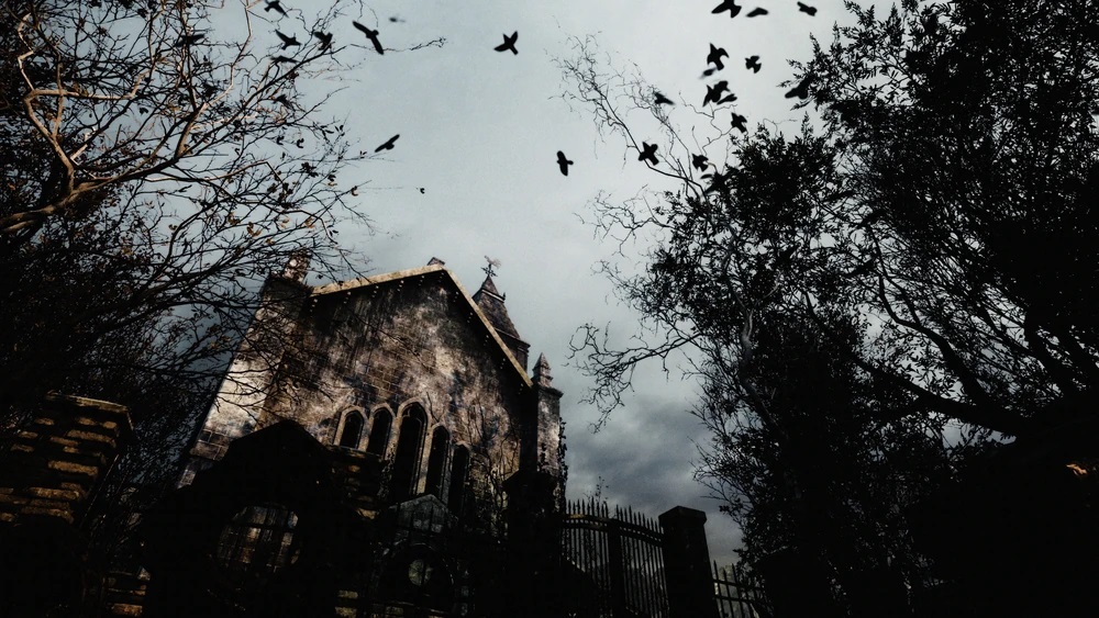 La clásica iglesia de Resident Evil 4. 