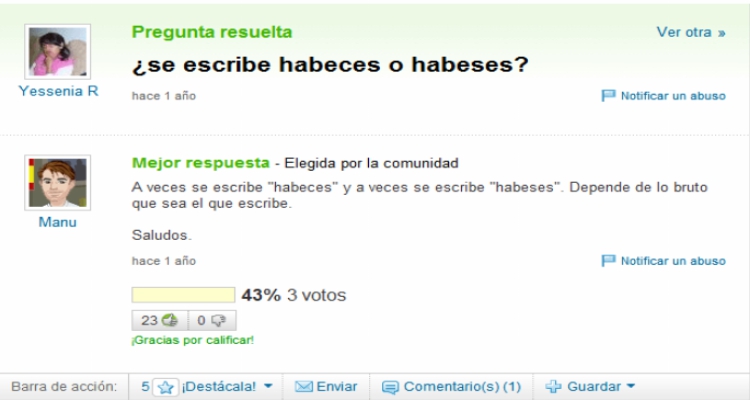 Las mejores (y a la vez peores) respuestas vistas nunca en Yahoo