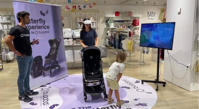 Pixel Dreams ha desarrollado una aplicación de Realidad Virtual para la Activación de ‘Bugaboo Butterfly’, un juego de habilidad en el Punto de Venta