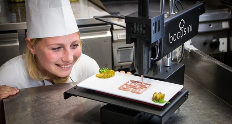 Impresora Alimentos 3D Cocina Tecnología