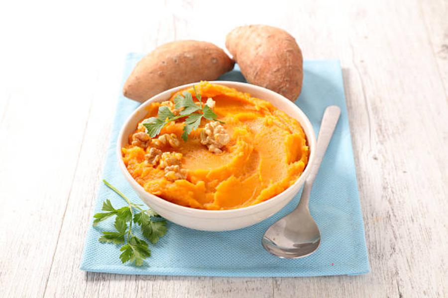 Receta del puré de boniato