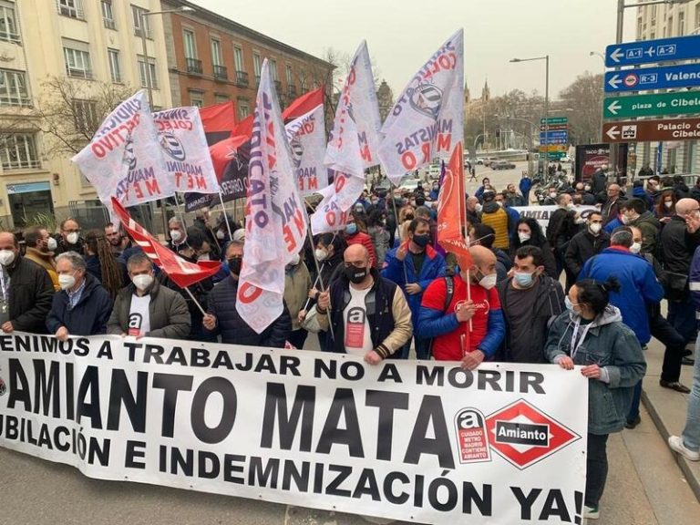 Los cónyuges de fallecidos por amianto recibirán 200.000 euros y los hijos hasta 115.000