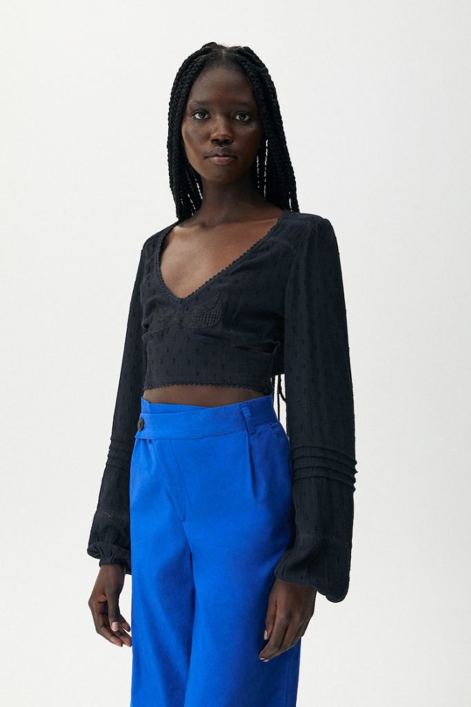 Blusón cut out puntilla