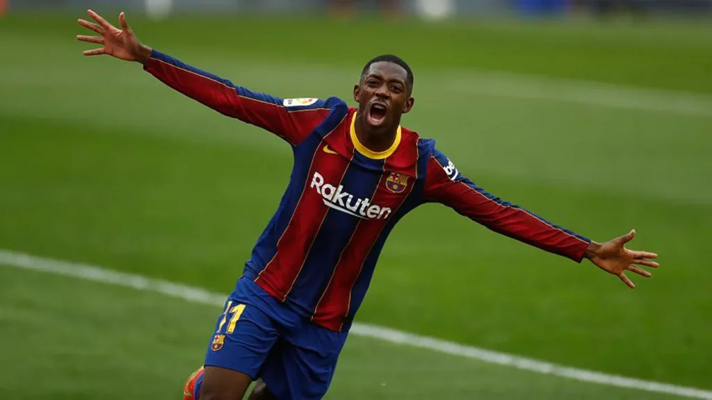 Osumane Dembélé, Uno De Los Jugadores Que Terminó Su Contrato Con El Barcelona 