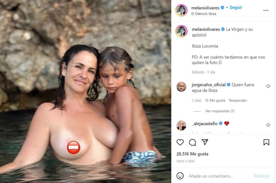 El Topless De Melani Olivares En Ibiza